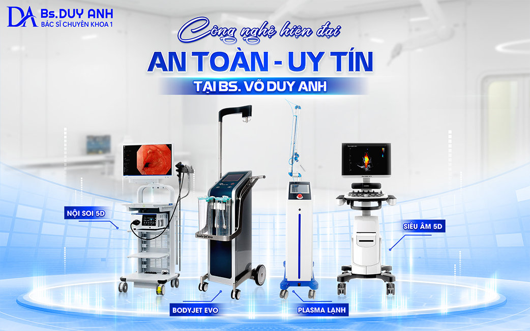 Các thiết bị và công nghệ đang được ứng dụng trong quá trình hút mỡ tại Bs. Võ Duy Anh
