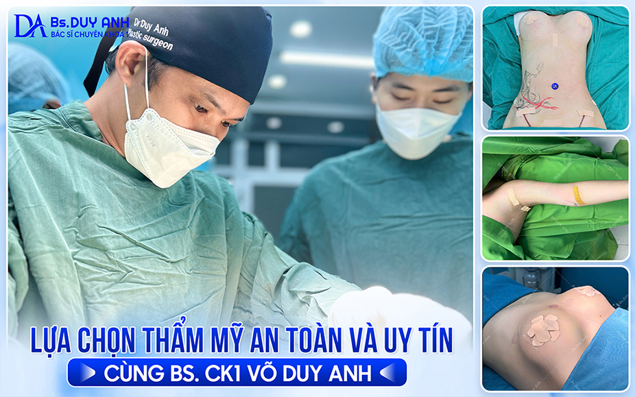 An tâm thẩm mỹ uy tín cùng Bs. Ck1 Võ Duy Anh