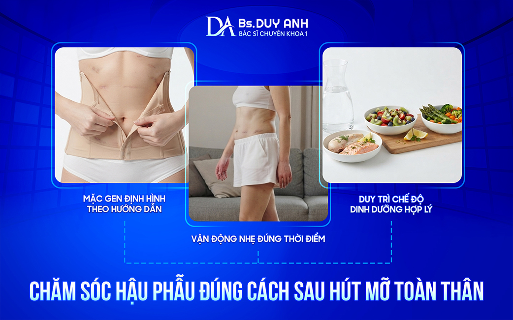 Những lưu ý giúp cơ thể hồi phục tốt sau hút mỡ toàn thân