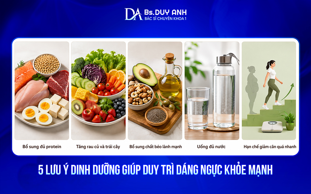 5 nguyên tắc dinh dưỡng cần lưu ý để chăm sóc vòng 1