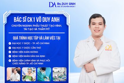 Bác sĩ Võ Duy Anh – Chuyên gia phẫu thuật thẩm mỹ với hơn 20 năm kinh nghiệm
